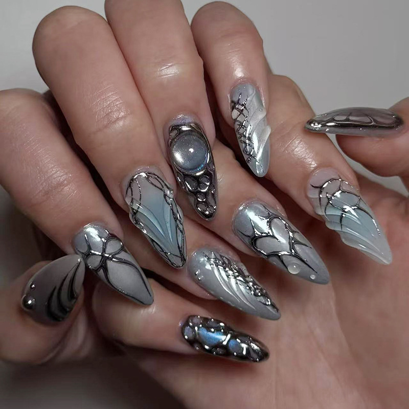 Nail Extension Tips - 24pcs Wearable Press on Nails Sets
