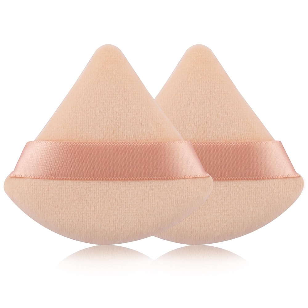 Beauty Makeup Foundation - 2 Pieces Soft Plush Triangle Powder