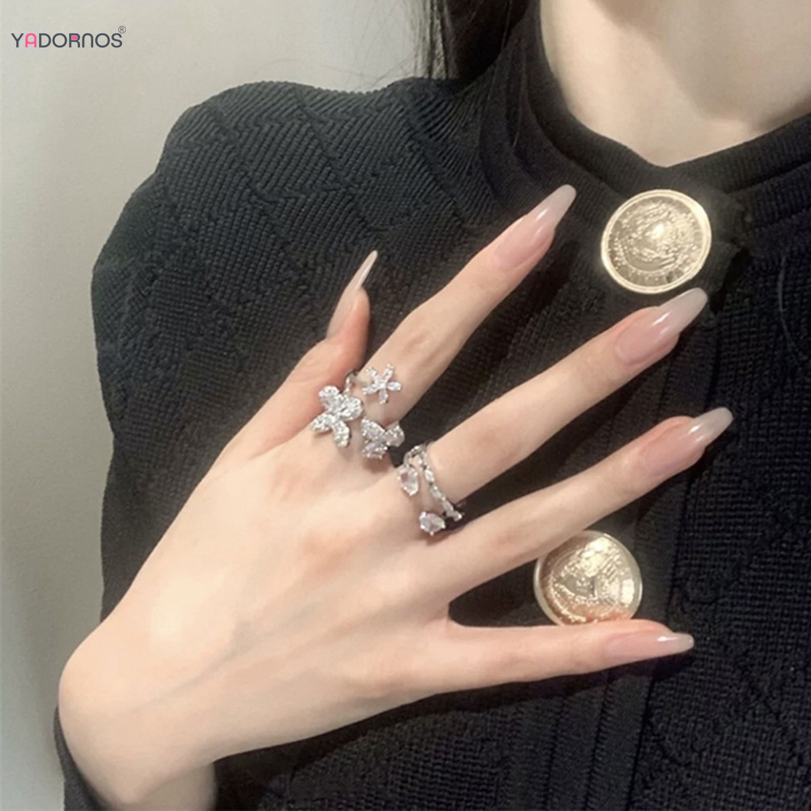 Nude Color Long Ballet Fake Na - مراجعة Nail Extension Tips وسعره