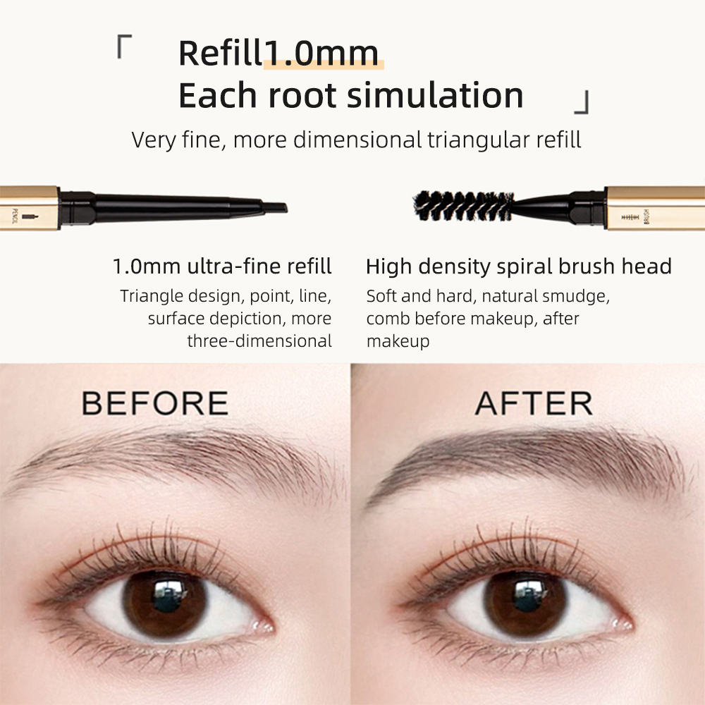 5 Colors EyeBrow Pen Make-up f - مراجعة Eyebrow Pomade Pencil وسعره