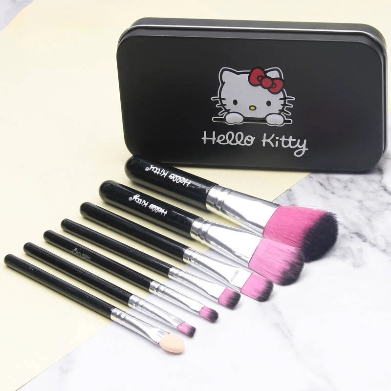 Kawaii Hello Kitty Makeup Brus - مراجعة Blush Brush Kabuki وسعره