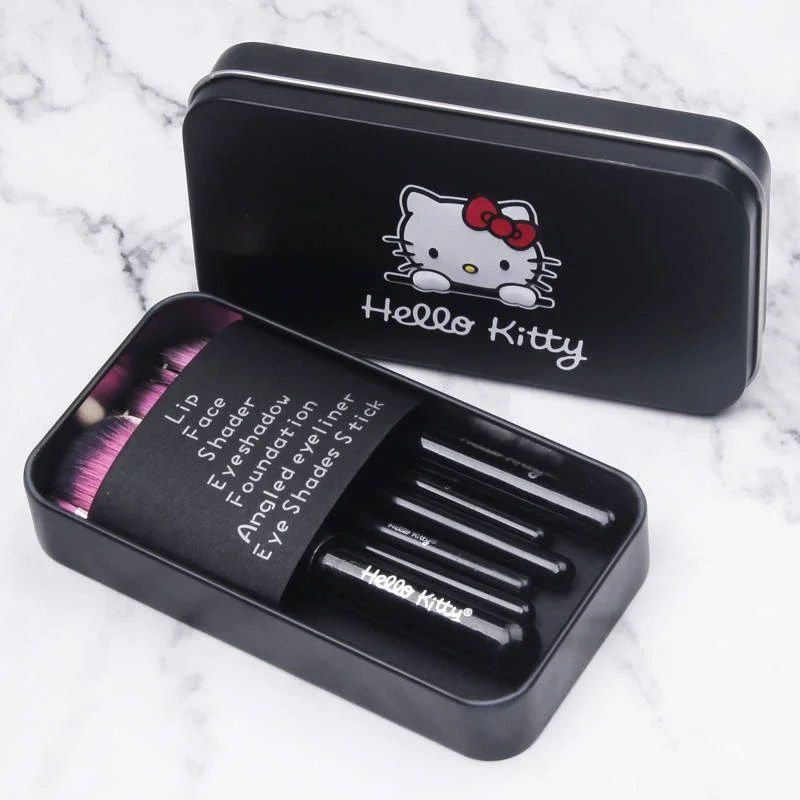 Kawaii Hello Kitty Makeup Brus - مراجعة Blush Brush Kabuki وسعره