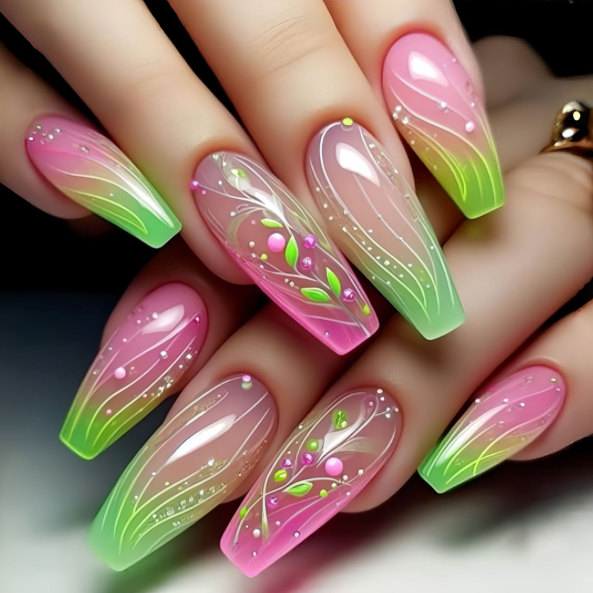 Short Medium long fake nails f - مراجعة Nail Extension Tips وسعره