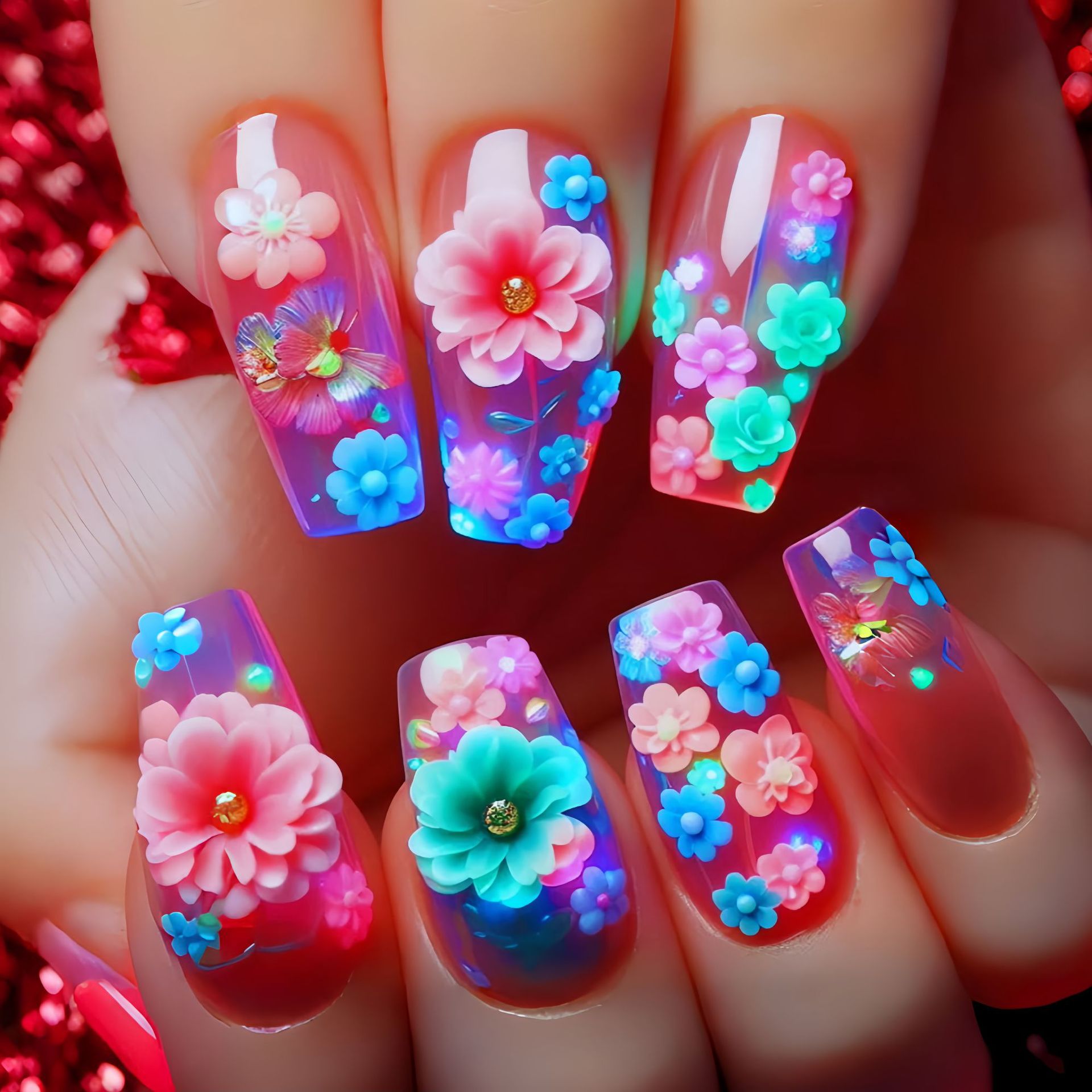 Short Medium long fake nails f - مراجعة Nail Extension Tips وسعره
