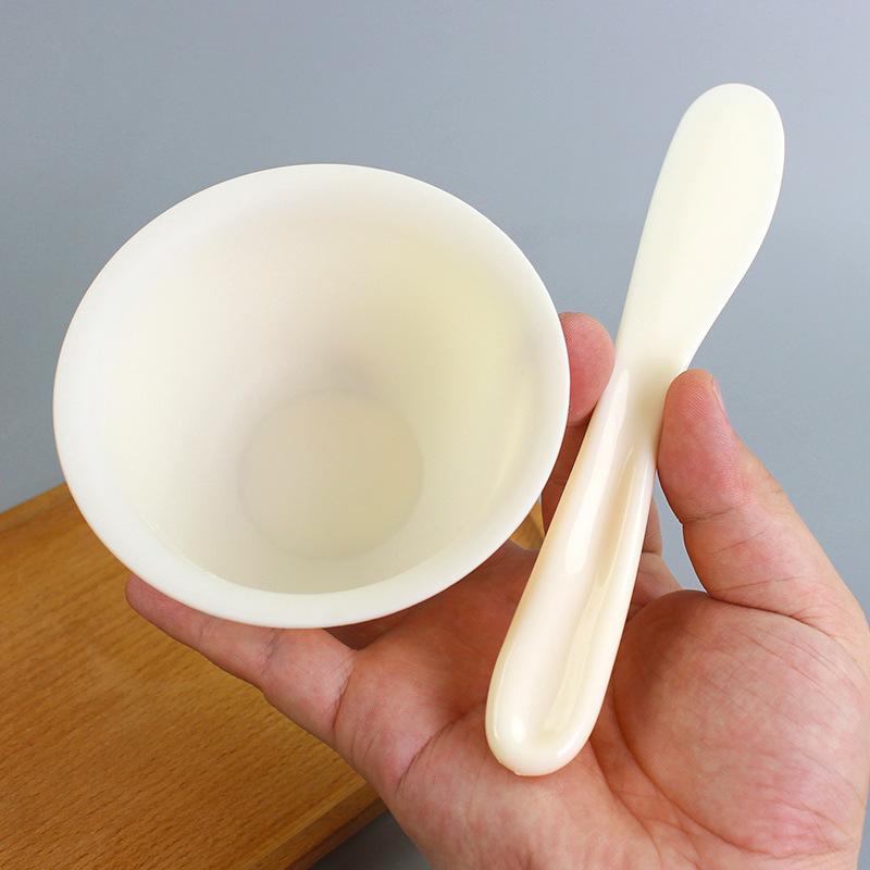 New Silicone Face Mask Bowl Ma - مراجعة Blush Brush Kabuki وسعره