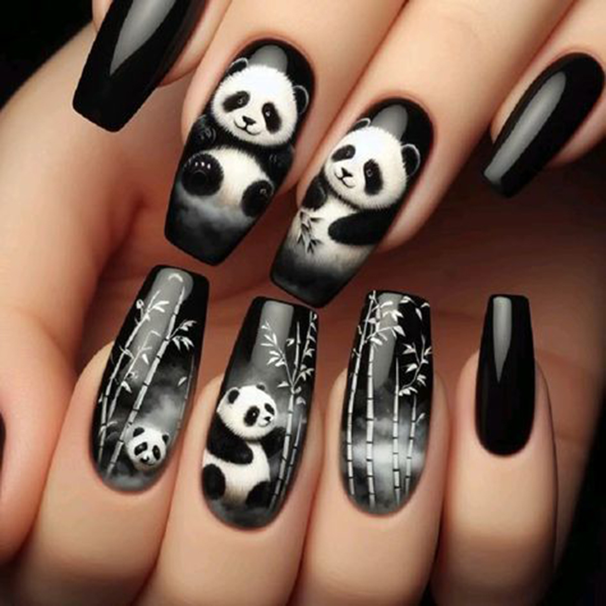 24pcs/set short Medium Long fa - مراجعة Nail Extension Tips وسعره