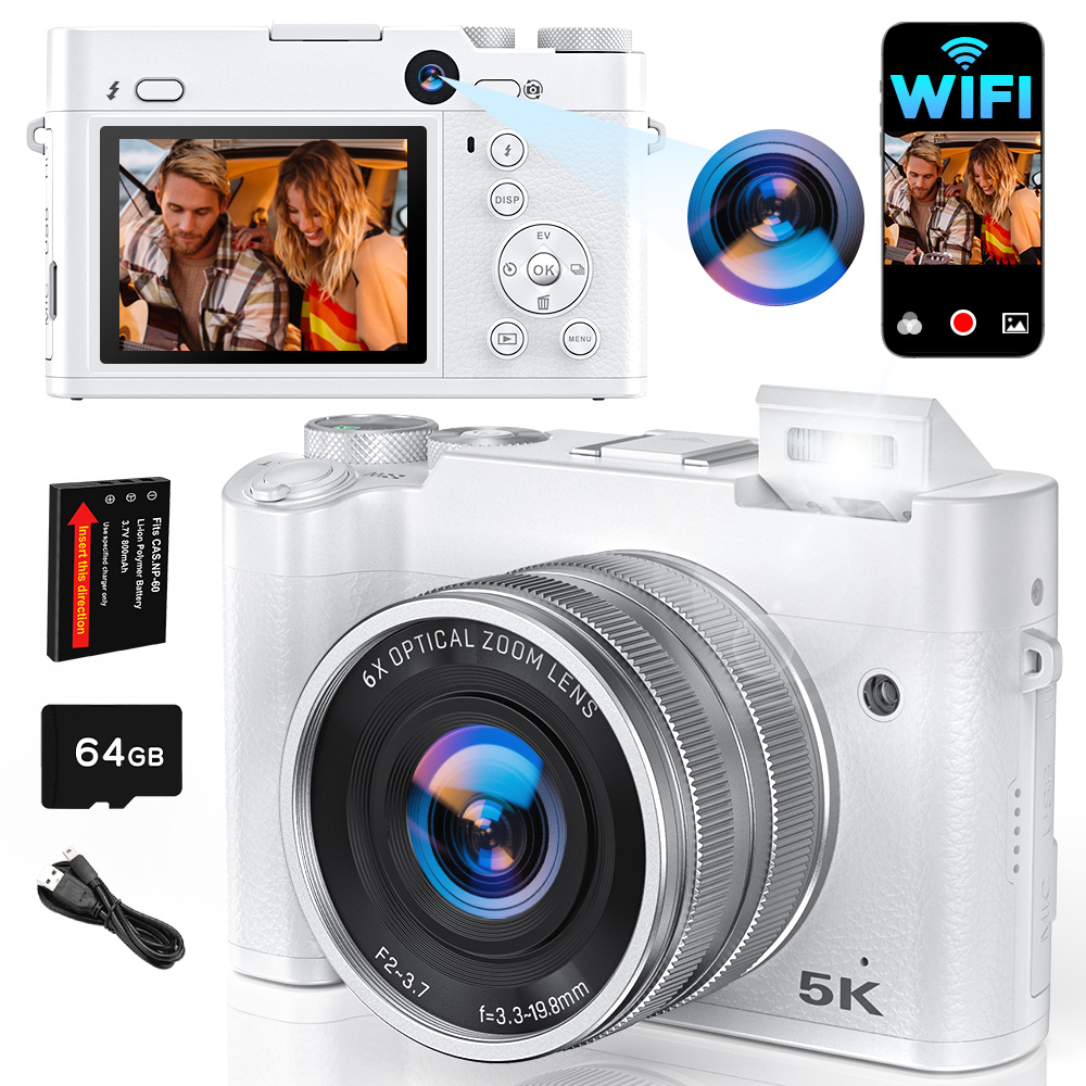 5K 64MP WiFi Digital Camera, 6 - مراجعة Beauty Makeup Camera App وسعره