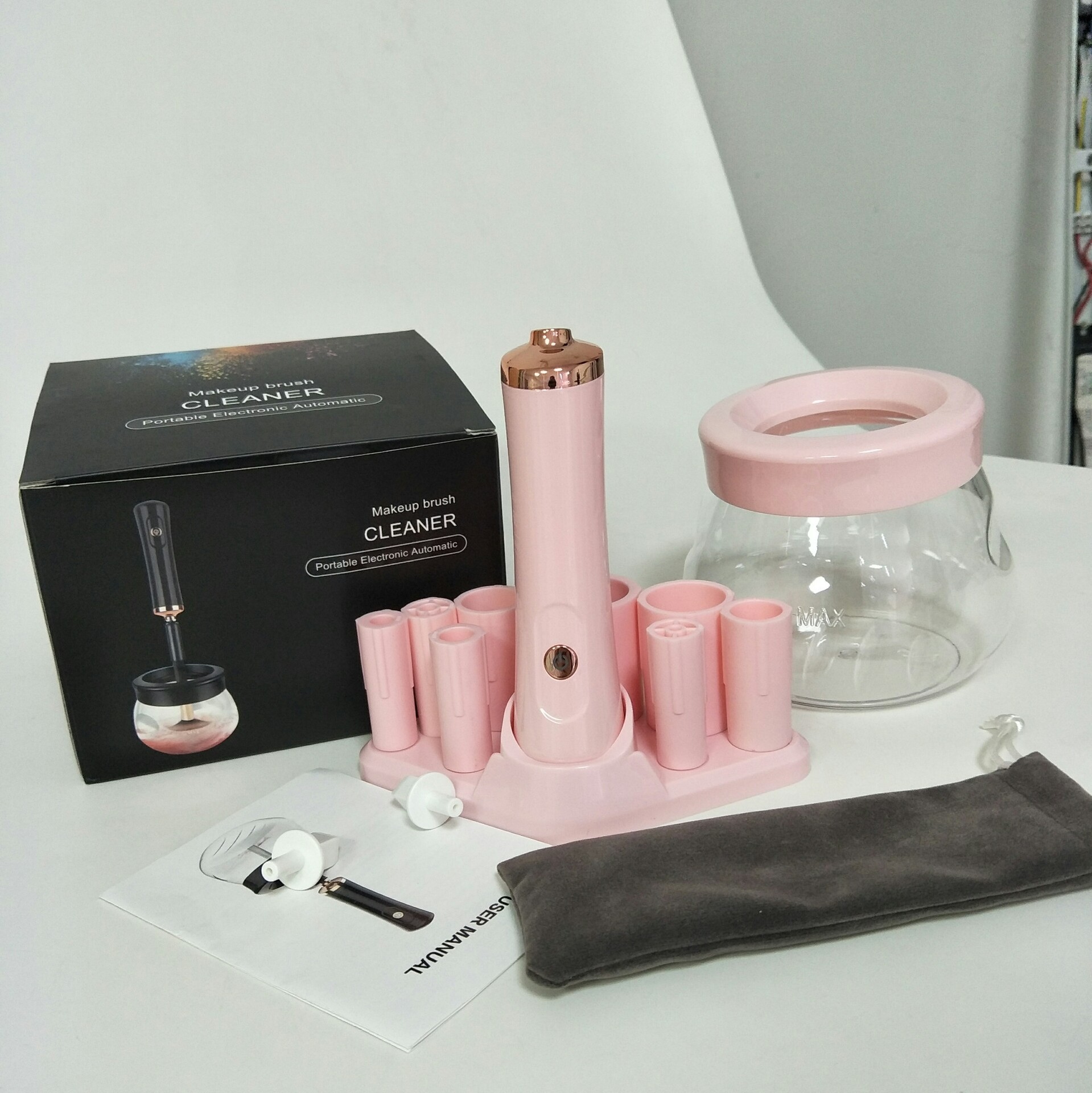 Professional Electric Makeup B - مراجعة Blush Brush Kabuki وسعره