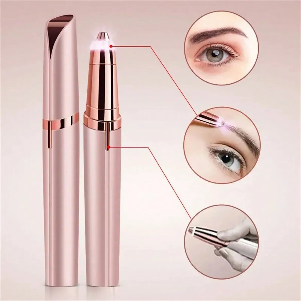 Women Electric Eyebrow Trimmer - مراجعة Eyebrow Pomade Pencil وسعره