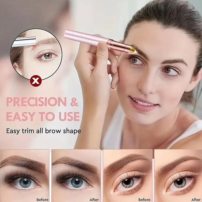 Women Electric Eyebrow Trimmer - مراجعة Eyebrow Pomade Pencil وسعره
