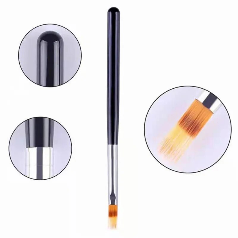 Nail Tools Nail Brush Serrated - مراجعة Blush Brush Kabuki وسعره