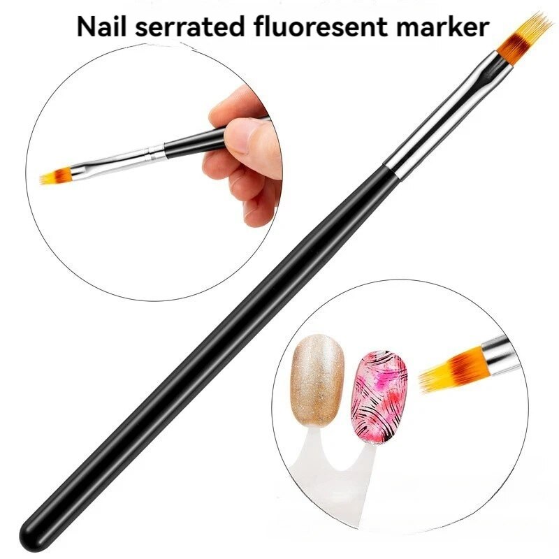 Nail Tools Nail Brush Serrated - مراجعة Blush Brush Kabuki وسعره