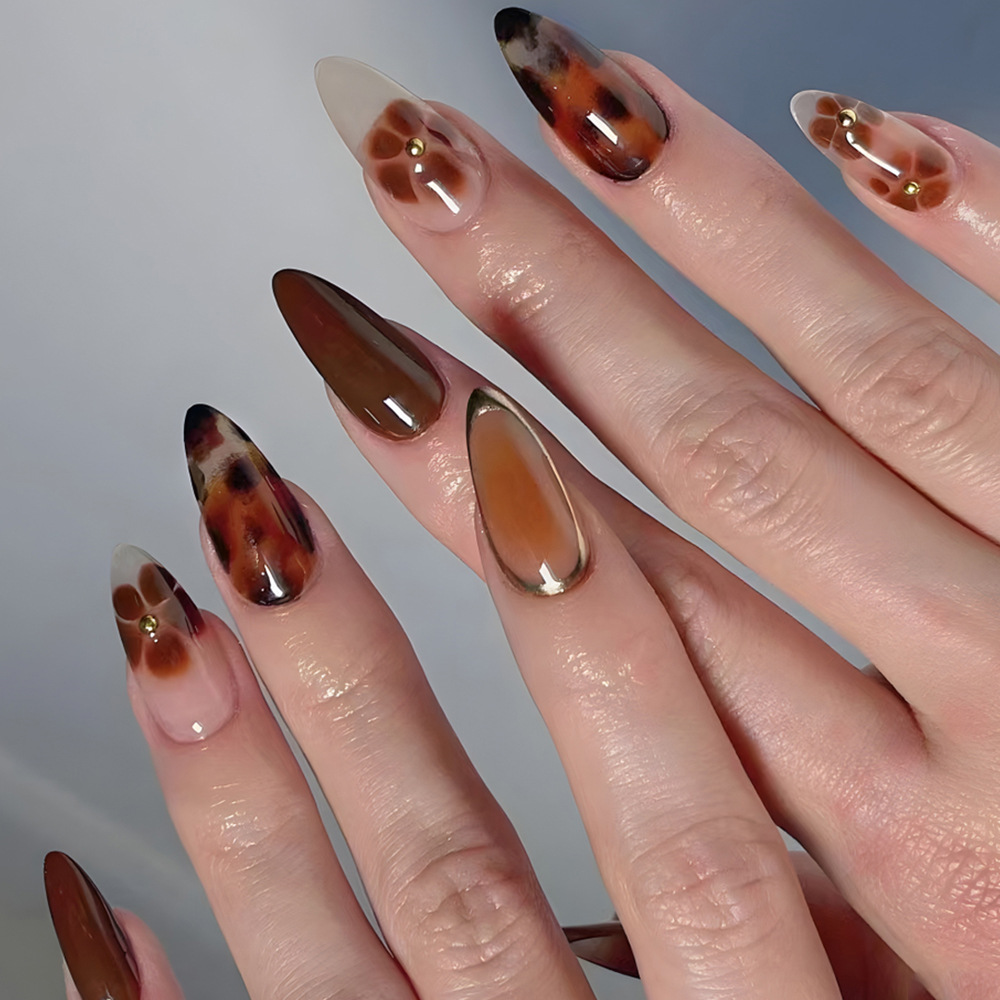 24pcs Fashion Rhinestone Press - مراجعة Nail Extension Tips وسعره