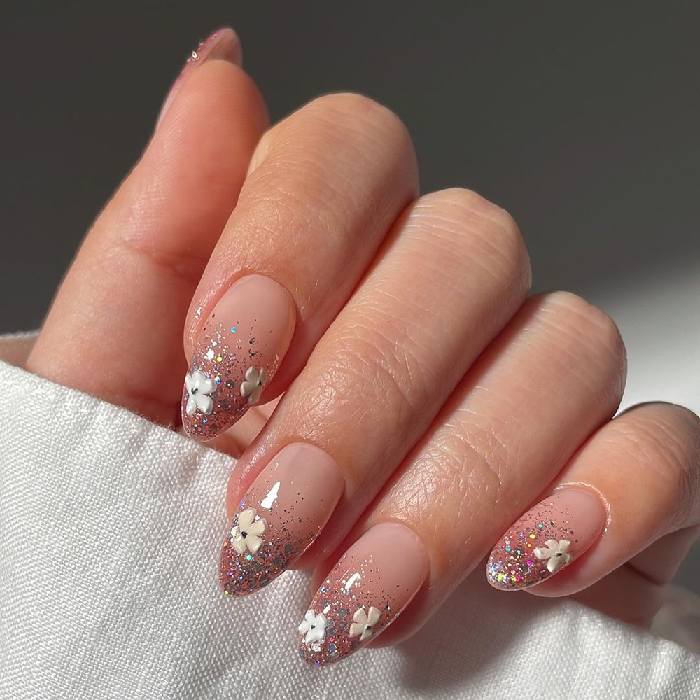 24pcs Fashion Rhinestone Press - مراجعة Nail Extension Tips وسعره