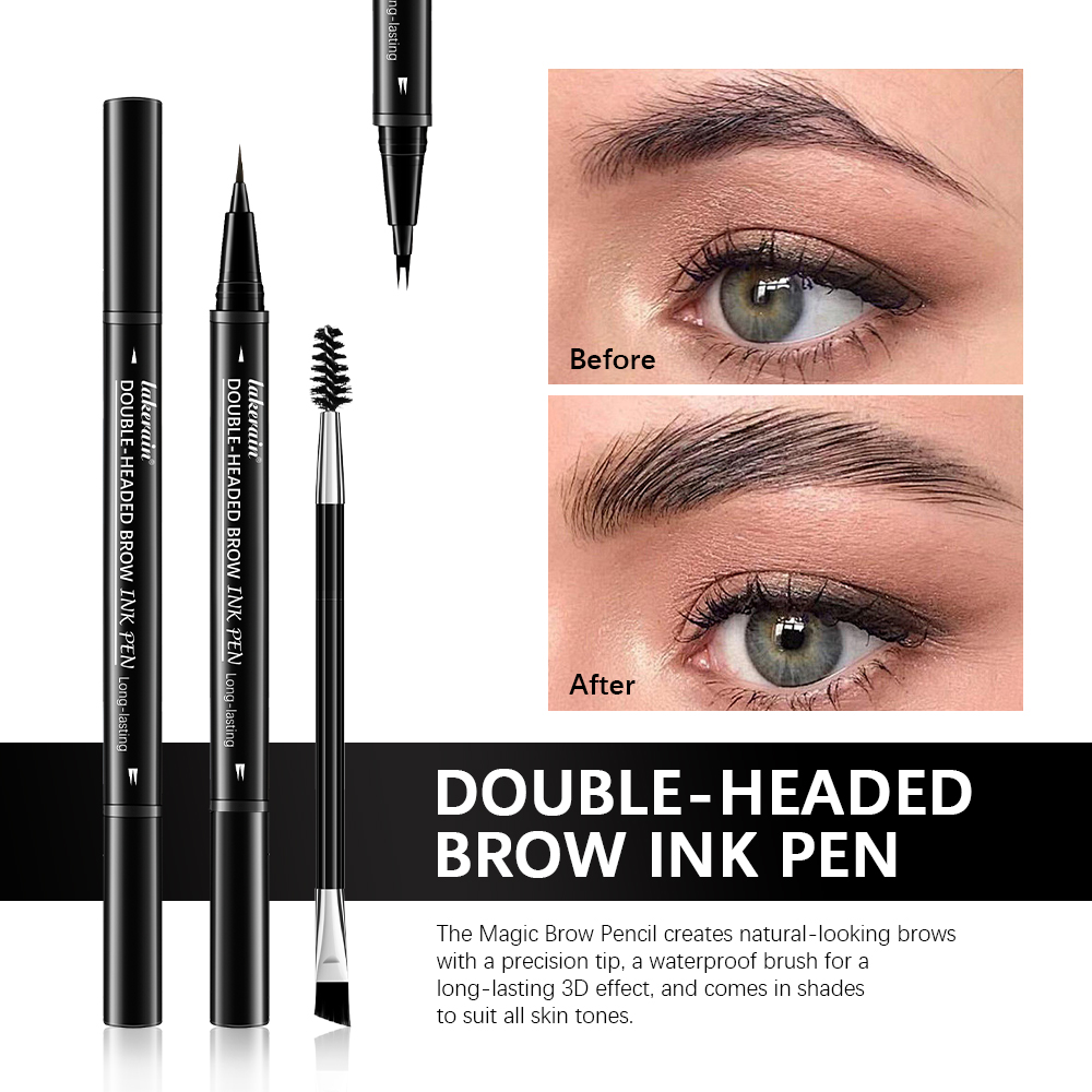 2 Fork Eyebrow Pencil Double-h - مراجعة Eyebrow Pomade Pencil وسعره