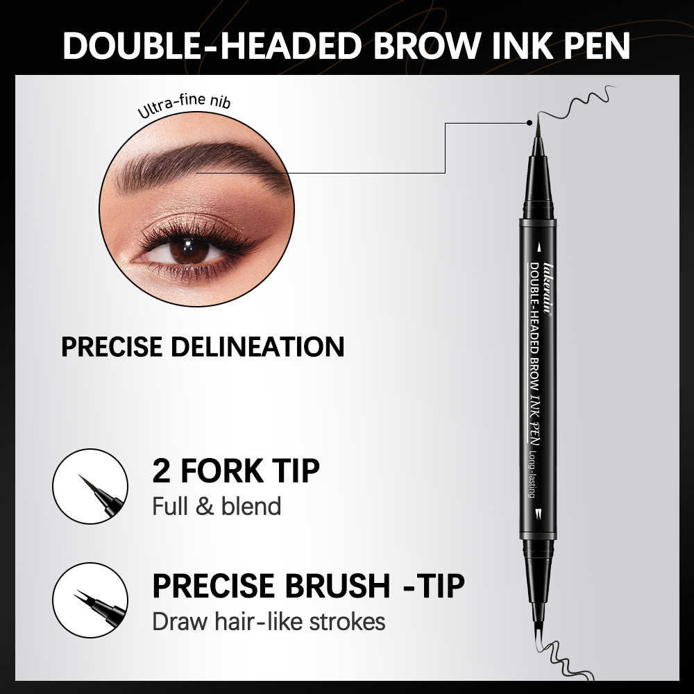 2 Fork Eyebrow Pencil Double-h - مراجعة Eyebrow Pomade Pencil وسعره