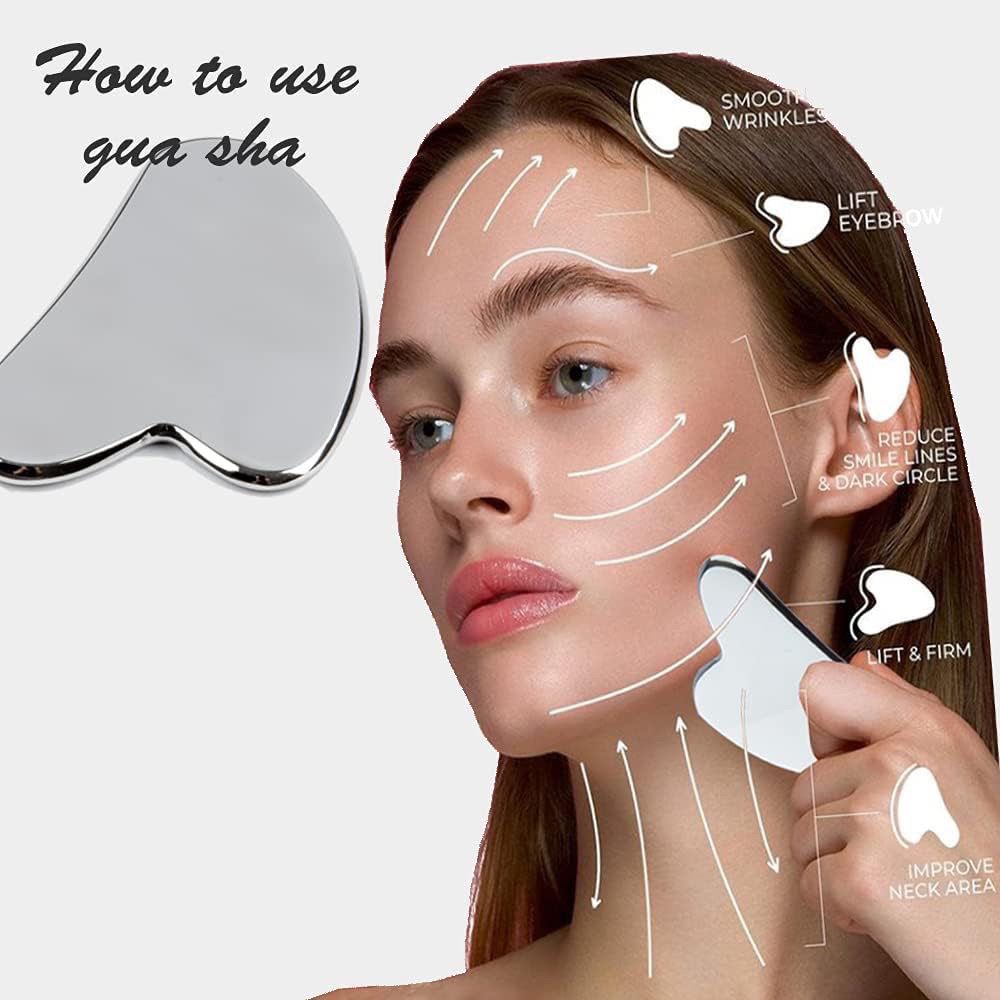 Stainless Steel Scraper, Heart - مراجعة Beauty Makeup Foundation وسعره