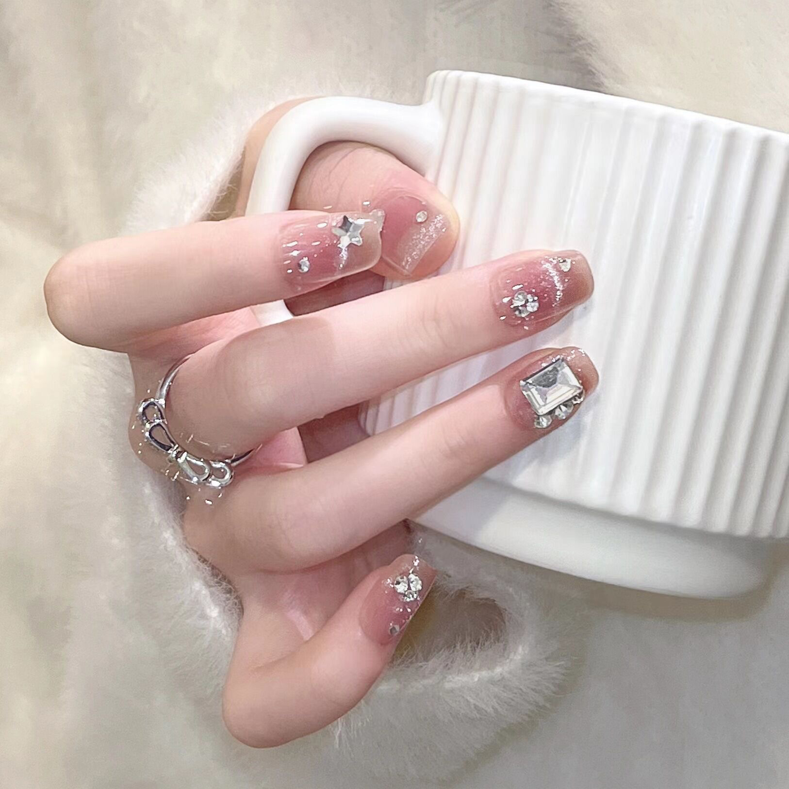 10Pcs Wearable Reuse Finished  - مراجعة Nail Extension Tips وسعره