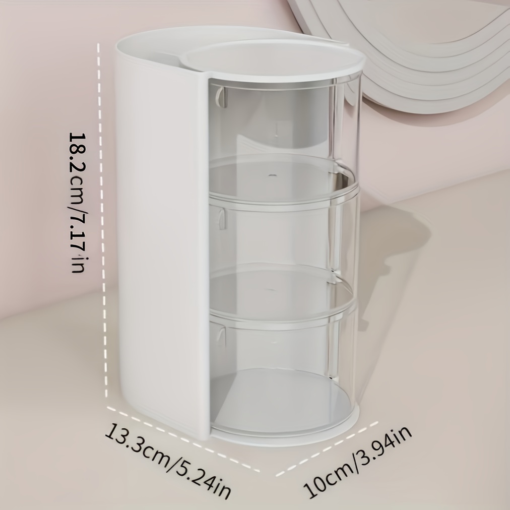 Rotating Cosmetic Storage Box, - مراجعة Blush Brush Kabuki وسعره