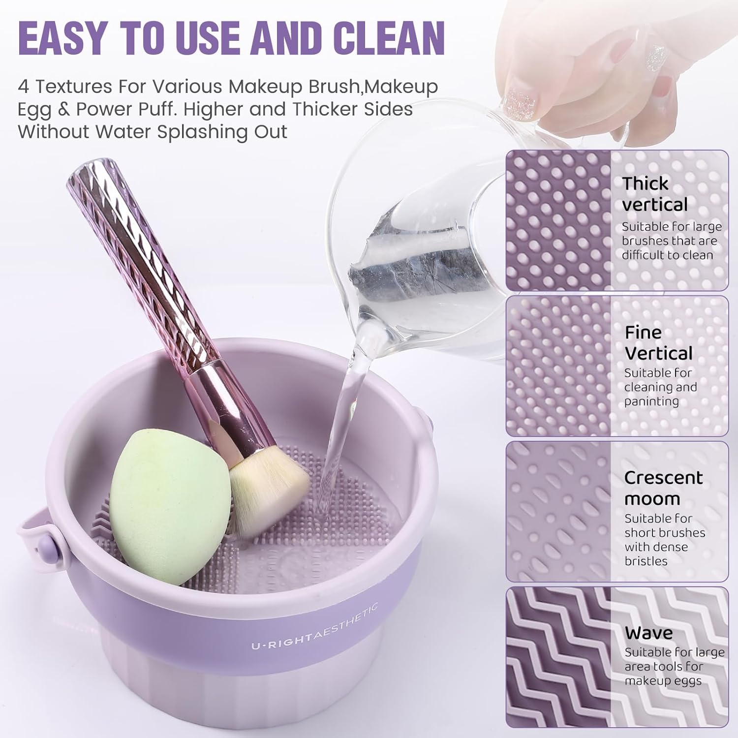 Makeup Brush Cleaning Bowl Bea - مراجعة Blush Brush Kabuki وسعره