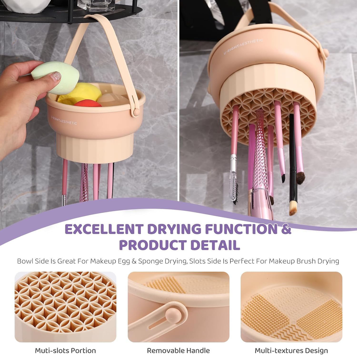 Makeup Brush Cleaning Bowl Bea - مراجعة Blush Brush Kabuki وسعره