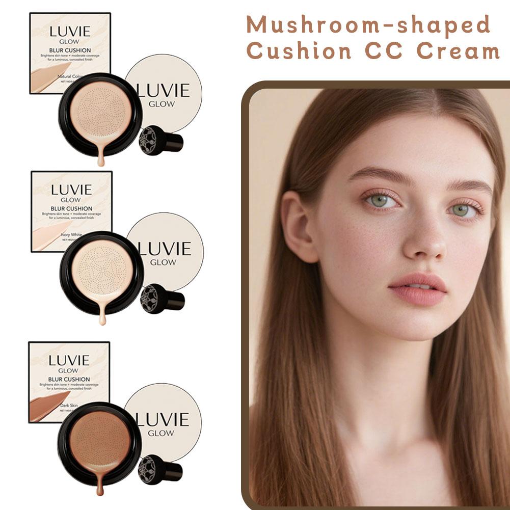 LUVIE GLOW Hydrating Mushroom  - مراجعة Beauty Makeup Foundation وسعره