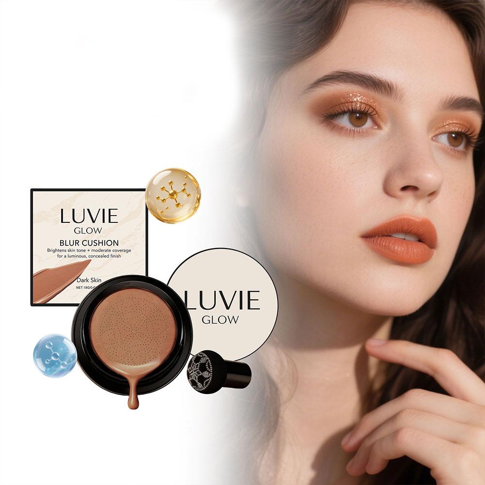 LUVIE GLOW Hydrating Mushroom  - مراجعة Beauty Makeup Foundation وسعره