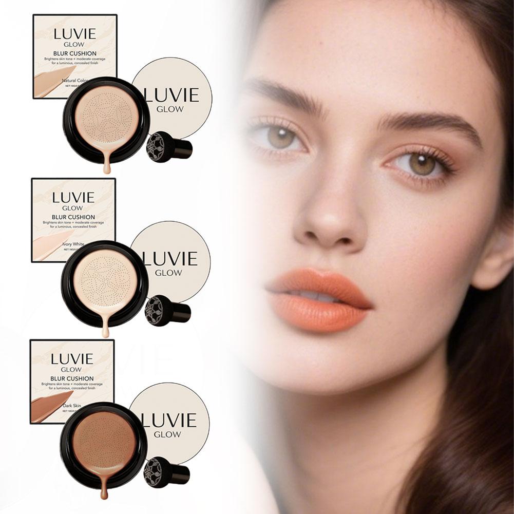 LUVIE GLOW Hydrating Mushroom  - مراجعة Beauty Makeup Foundation وسعره