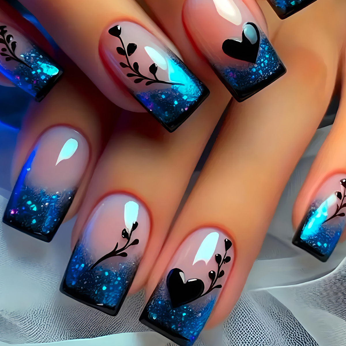 24pcs/set Short Medium long fa - مراجعة Nail Extension Tips وسعره