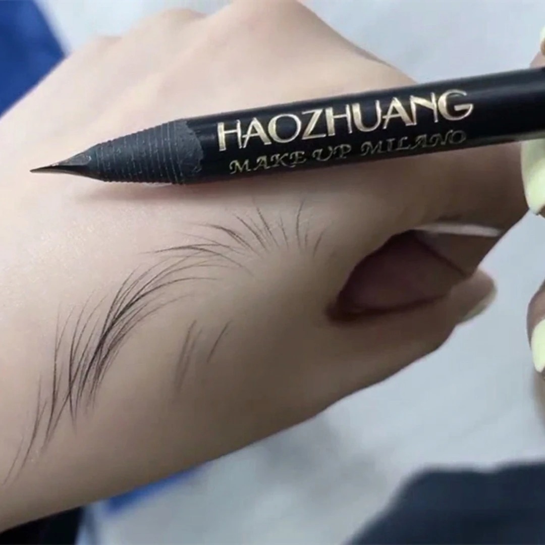 HAOZHUANG pull Eyebrow Pencil  - مراجعة Eyebrow Pomade Pencil وسعره