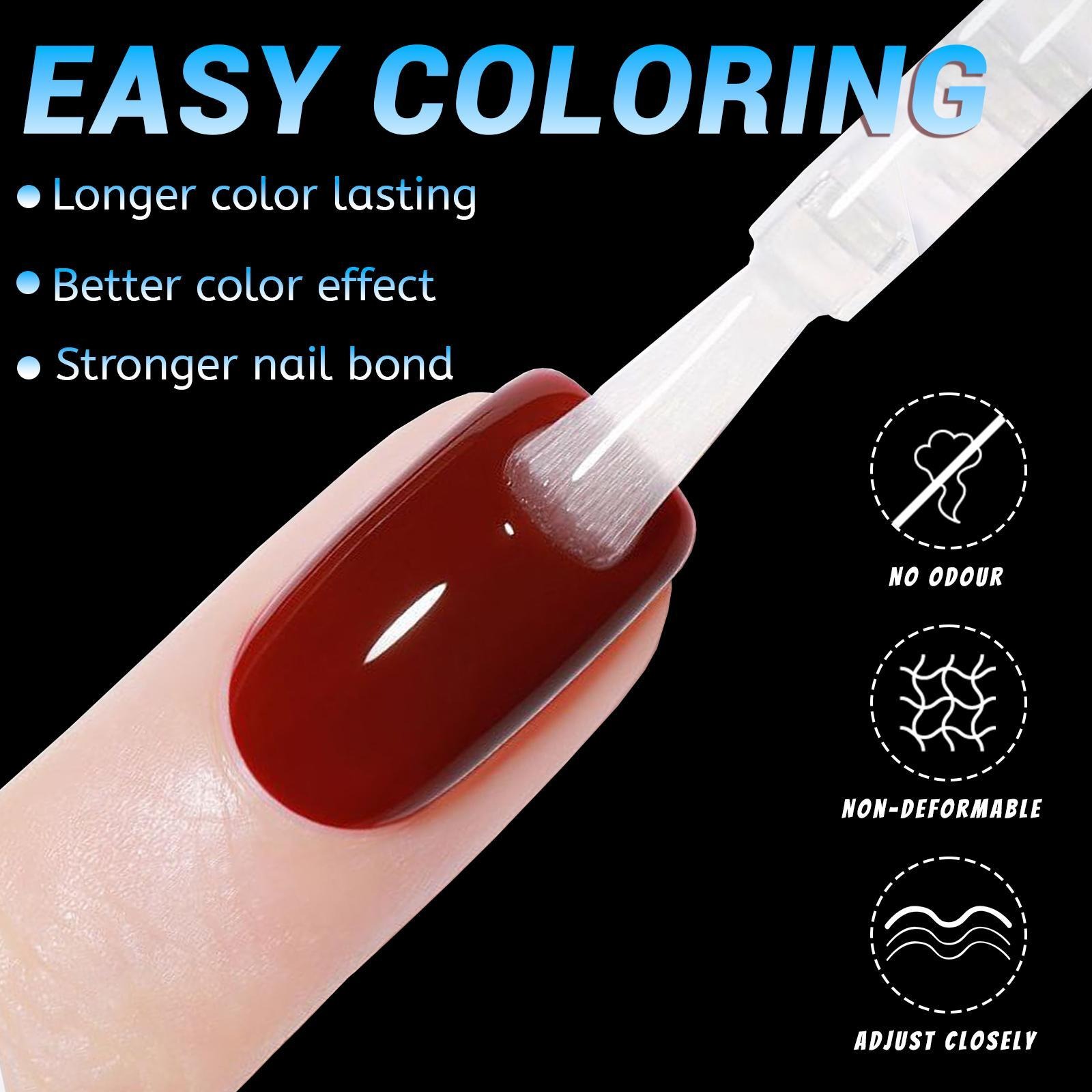 Full Cover Short Coffin Gelly  - مراجعة Nail Extension Tips وسعره