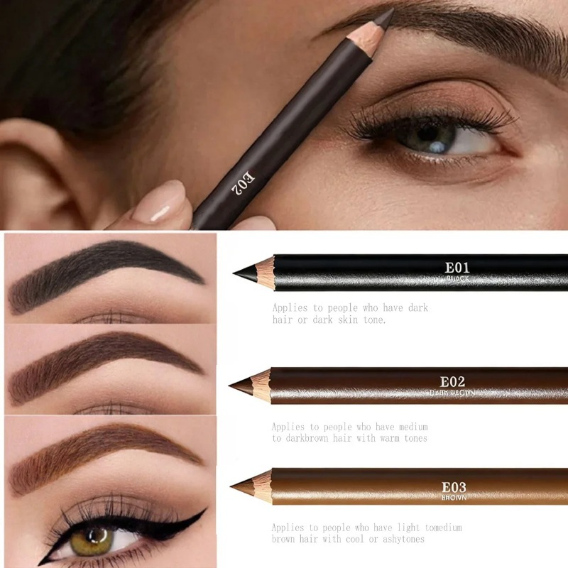 3 Colors Wooden Eyebrow Eyelin - مراجعة Eyebrow Pomade Pencil وسعره
