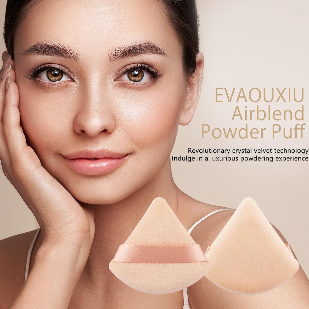 2 Pieces Soft Plush Triangle P - مراجعة Beauty Makeup Foundation وسعره