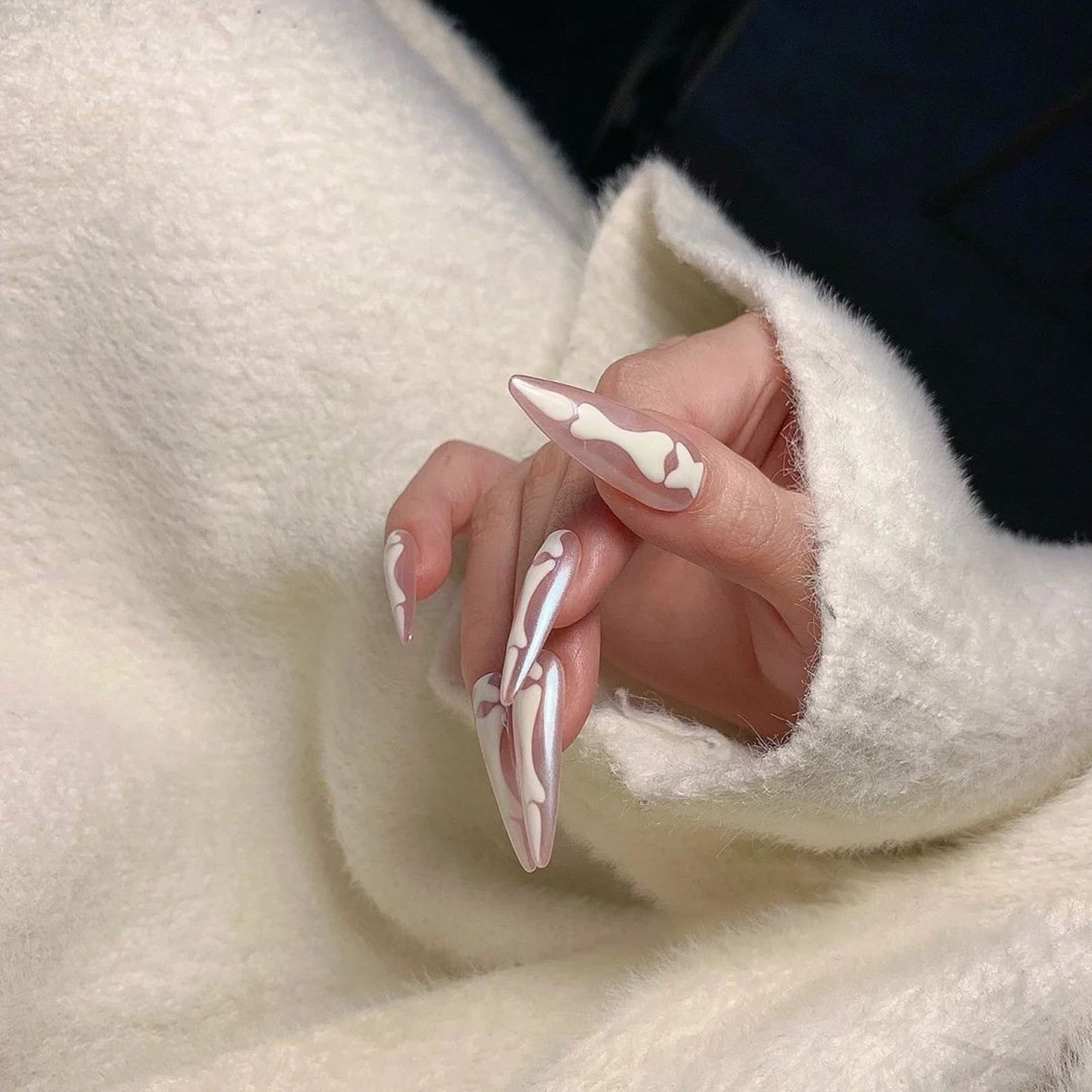 Handamde Halloween Style False - مراجعة Nail Extension Tips وسعره