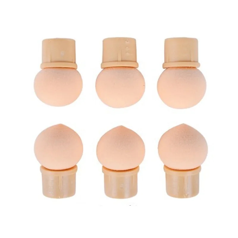 Round Sharp Head Sponge Heads  - مراجعة Blush Brush Kabuki وسعره