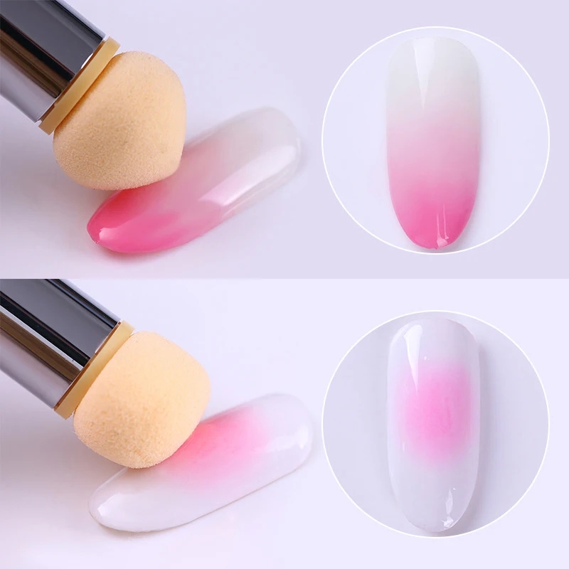 Round Sharp Head Sponge Heads  - مراجعة Blush Brush Kabuki وسعره
