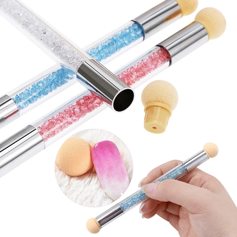 Round Sharp Head Sponge Heads  - مراجعة Blush Brush Kabuki وسعره