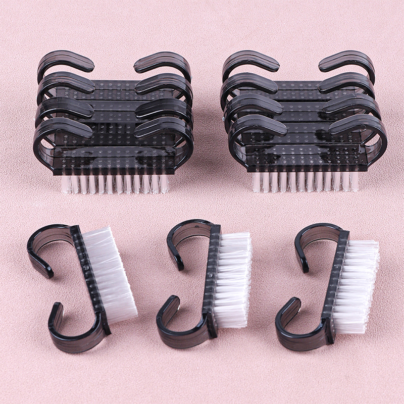 50/100Pcs Plastic Nail Brushes - مراجعة Blush Brush Kabuki وسعره