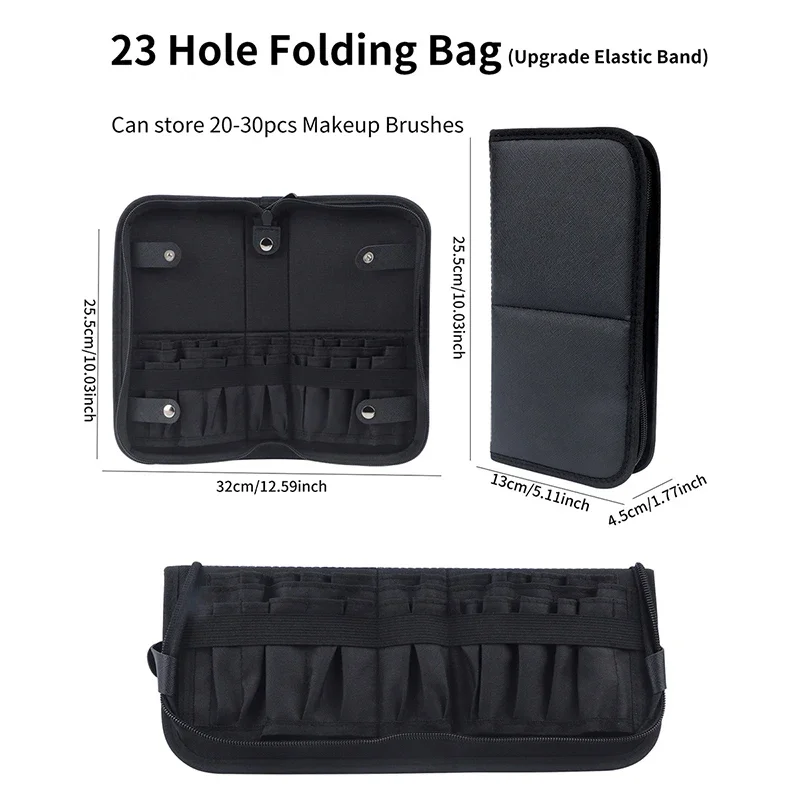 29/23 Holes Foldable Makeup Br - مراجعة Blush Brush Kabuki وسعره