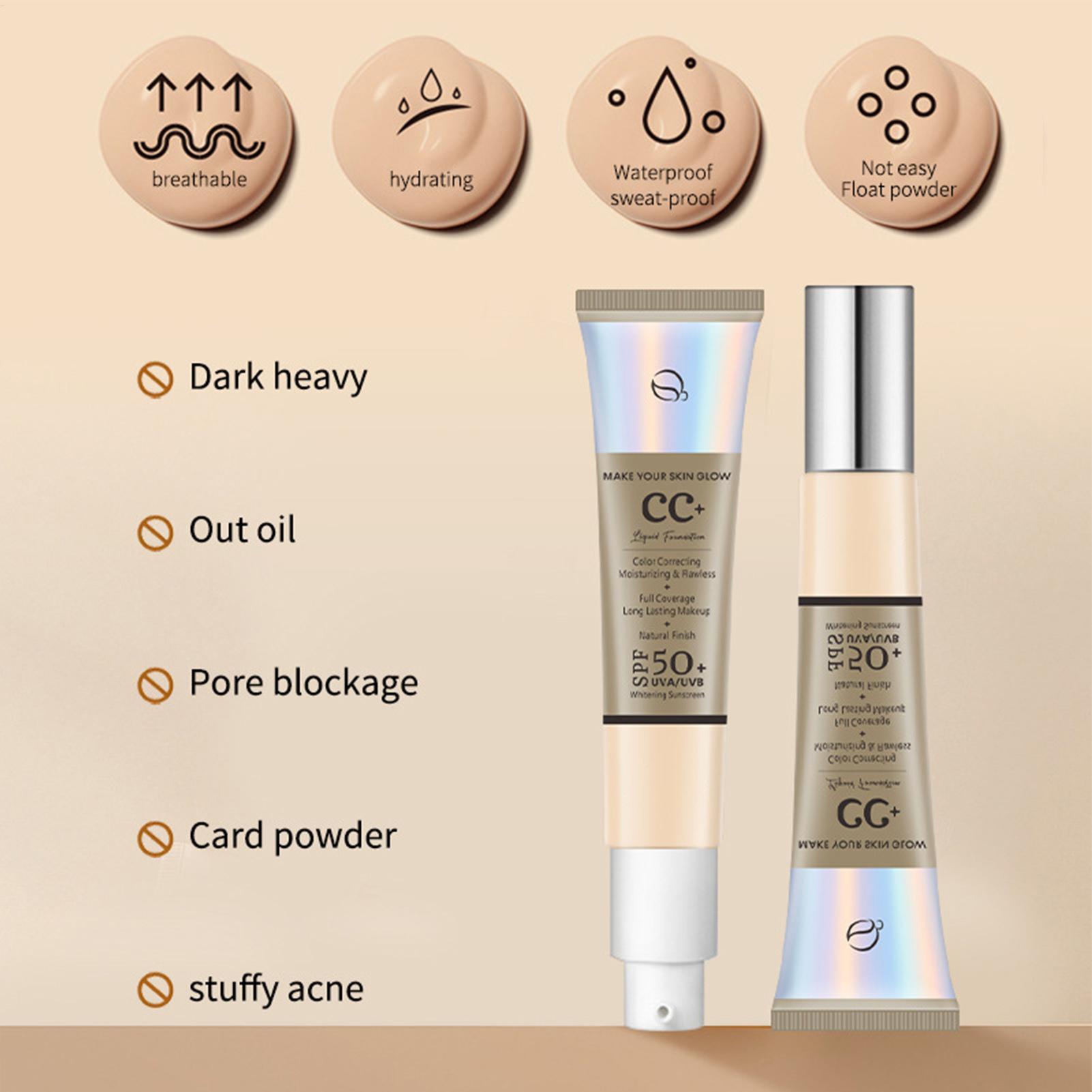 CC Cream Foundation SPF 50 Sun - مراجعة Beauty Makeup Foundation وسعره