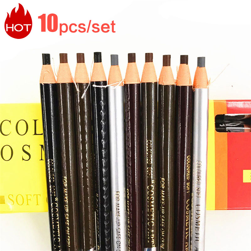 10pcs Eyebrow Pencil Women Mak - مراجعة Eyebrow Pomade Pencil وسعره