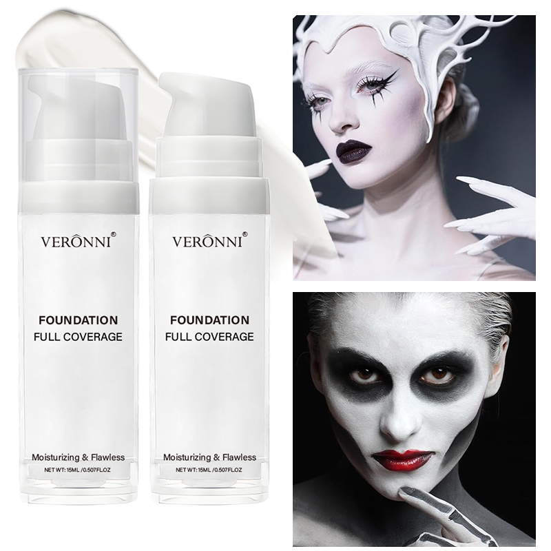 Halloween Liquid Goth White Ma - مراجعة Beauty Makeup Foundation وسعره