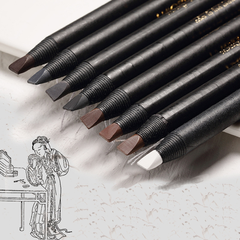 5PCS Haozhuang Eyebrow Pencil  - مراجعة Eyebrow Pomade Pencil وسعره